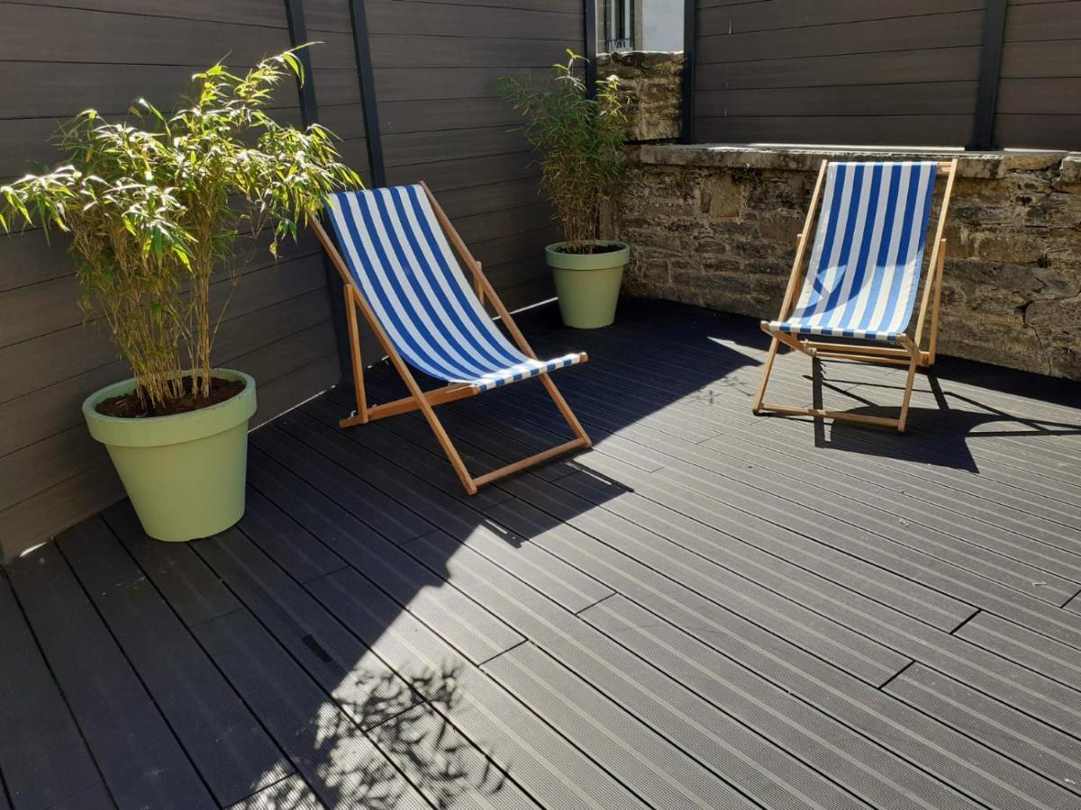 Apartamento Rez Du Dossen Morlaix Exterior foto